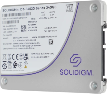 Накопитель SSD Intel S SATA-III 240GB SSDSC2KB240GZ1Z