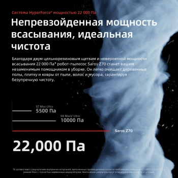 Пылесос-робот Roborock Z70 silver