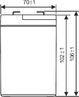 Батарея для ИБП WBR GP645