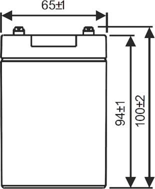 Батарея для ИБП WBR GP1272 F2
