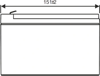 Батарея для ИБП WBR GP1272 F2