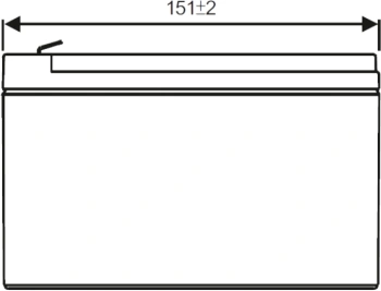 Батарея для ИБП WBR GP1290 F2