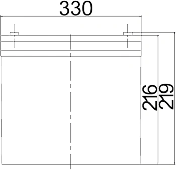 Батарея для ИБП WBR GPC12-100K