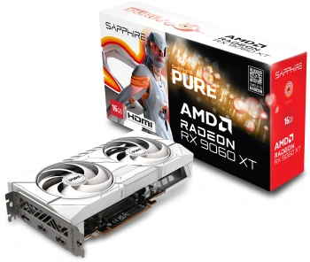 Видеокарта Sapphire PCI-E 5.0 11350-02-20G  PURE AMD RADEON RX 9060 XT GAMING OC 16GB DUAL