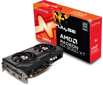 Видеокарта Sapphire PCI-E 5.0 11350-03-20G  PULSE AMD RADEON RX 9060 XT GAMING OC 16GB DUAL
