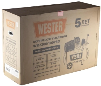 Компрессор поршневой Wester WK2200/100PRO