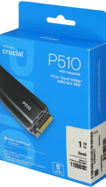 Накопитель SSD Crucial PCIe 5.0 x4 1TB CT1000P510SSD5 P510