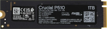Накопитель SSD Crucial PCIe 5.0 x4 1TB CT1000P510SSD8 P510
