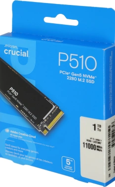 Накопитель SSD Crucial PCIe 5.0 x4 1TB CT1000P510SSD8 P510