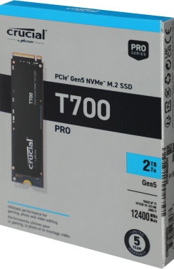 Накопитель SSD Crucial PCIe 5.0 x4 2TB CT2000T700SSD3 T700