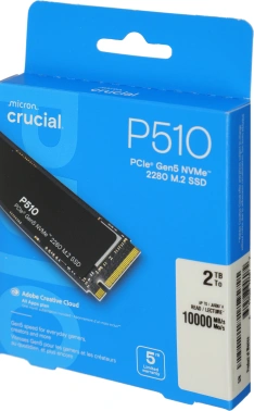 Накопитель SSD Crucial PCIe 5.0 x4 2TB CT2000P510SSD8 P510