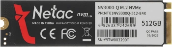 Накопитель SSD Netac PCIe 3.0 x4 512GB NT01NV3000Q-512-E4X