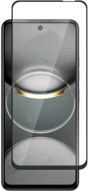 Защитное стекло для экрана BoraSCO черный для Huawei Nova Y73 2.5D антиблик. 1шт. (75429)