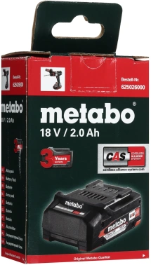 Батарея аккумуляторная Metabo  Li-Power