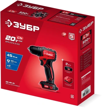 Дрель-шуруповерт Зубр ДБ-45-21