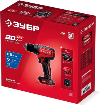 Дрель-шуруповерт Зубр ДБ-65-22