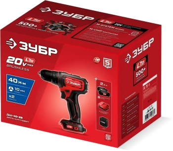 Дрель-шуруповерт Зубр ДШ-40-22