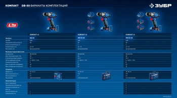 Дрель-шуруповерт Зубр DB-50-22