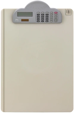 Папка-планшет Deli E9259 GRAY A4 полипропилен серый калькулятор