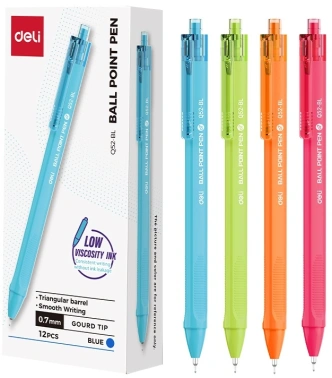Ручка шариков. Deli EQ52-BL