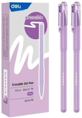 Ручка гелев. Deli EG274-PR