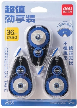 Лента коррект. для ленты корректирующей Deli V965