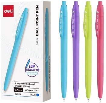 Ручка шариков. Deli EQ53-BL