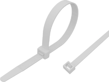 Стяжка пластиковая Rexant 87-0200 200x3.6мм (упак:100шт) нейлон внешний (-60/+85) белый