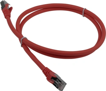 Патч-корд Lanmaster LAN-PC45/S6A-0.5-RD S/FTP RJ-45 вил.-вилка RJ-45 кат.6A 0.5м красный LSZH