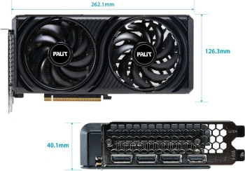 Видеокарта Palit PCI-E 5.0  PA-RTX5060 INFINITY 2 OC