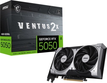Видеокарта MSI PCI-E 5.0  RTX 5050 8G VENTUS 2X