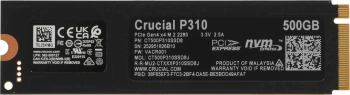 Накопитель SSD Crucial PCIe 4.0 x4 500GB CT500P310SSD8 P310