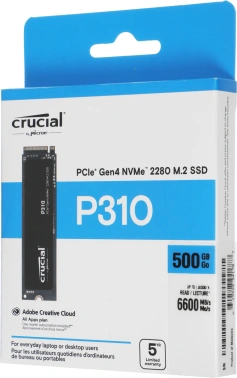 Накопитель SSD Crucial PCIe 4.0 x4 500GB CT500P310SSD8 P310
