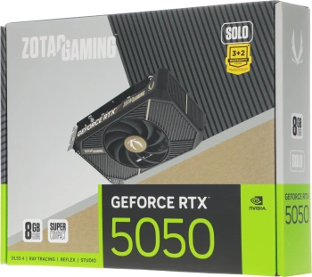 Видеокарта Zotac PCI-E 5.0  RTX 5050 SOLO 8GB