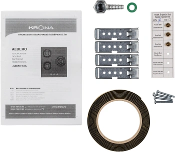 Газовая варочная поверхность Krona ALBERO 45 BL