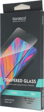 Защитное стекло для экрана BoraSCO для Apple iPhone 17 Pro 2.5D антиблик. 1шт. (75697)
