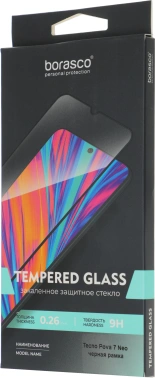 Защитное стекло для экрана BoraSCO для Tecno Pova 7 Neo 2.5D антиблик. 1шт. (75433)