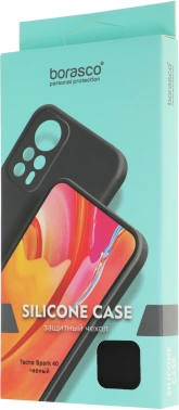 Чехол (клип-кейс) BoraSCO для Tecno Spark 40 Silicone Case