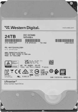 Жесткий диск WD SATA-III 24TB 0F65101/0F62821/0F62819  WUH722424ALE604