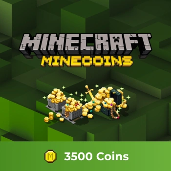 Карта оплаты пополнение игровой валюты Microsoft Minecraft 3500