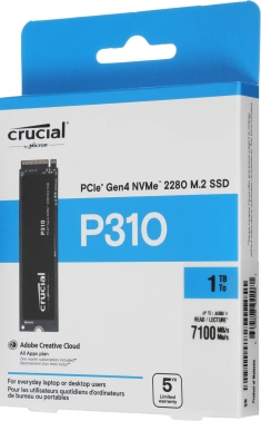Накопитель SSD Crucial PCIe 4.0 x4 1TB CT1000P310SSD8 P310