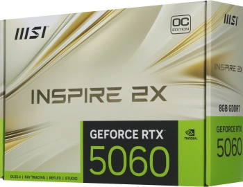 Видеокарта MSI PCI-E 5.0  RTX 5060 8G INSPIRE 2X OC