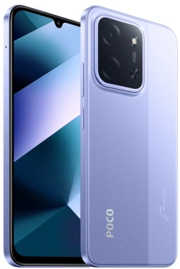 Смартфон Xiaomi Poco C85 256Gb 8Gb фиолетовый моноблок 3G 4G 2Sim 6.9