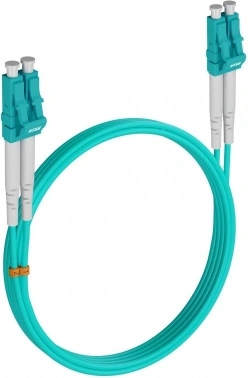 Патч-корд NTSS NTSS-DPC-503-LC/U-LC/U-3.0-2 2x50/125 OM3 LC дуплекс-LC дуплекс 2м LSZH бирюзовый