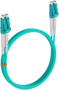 Патч-корд NTSS NTSS-DPC-503-LC/U-LC/U-3.0-1 2x50/125 OM3 LC дуплекс-LC дуплекс 1м LSZH бирюзовый