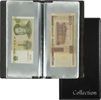 Папка с 20 прозр.вклад. Silwerhof Create ПВХ 0.25мм черный