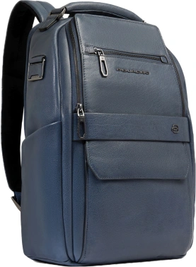 Рюкзак мужской Piquadro Solm CA7020S141/AV серо-голубой кожа