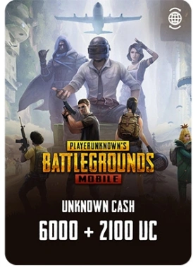 Код активации пополнение игровой валюты Pubg Mobile 6000 + 2100 UC KRAFTON моб.уст./ПК