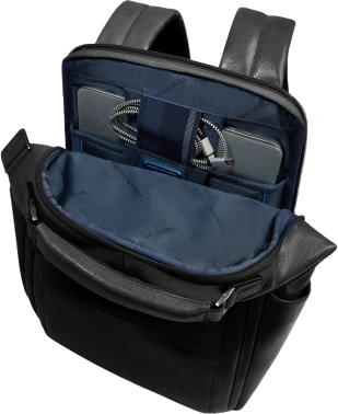 Рюкзак мужской Piquadro Solm CA7020S141/N черный кожа