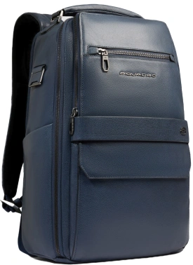 Рюкзак мужской Piquadro Solm CA7021S141/AV серо-голубой кожа